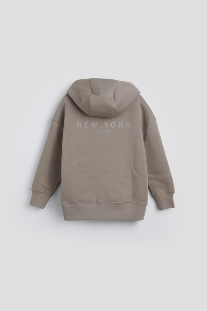 Relaxed Zipped Hoodie