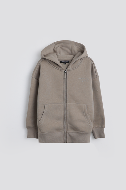 Relaxed Zipped Hoodie