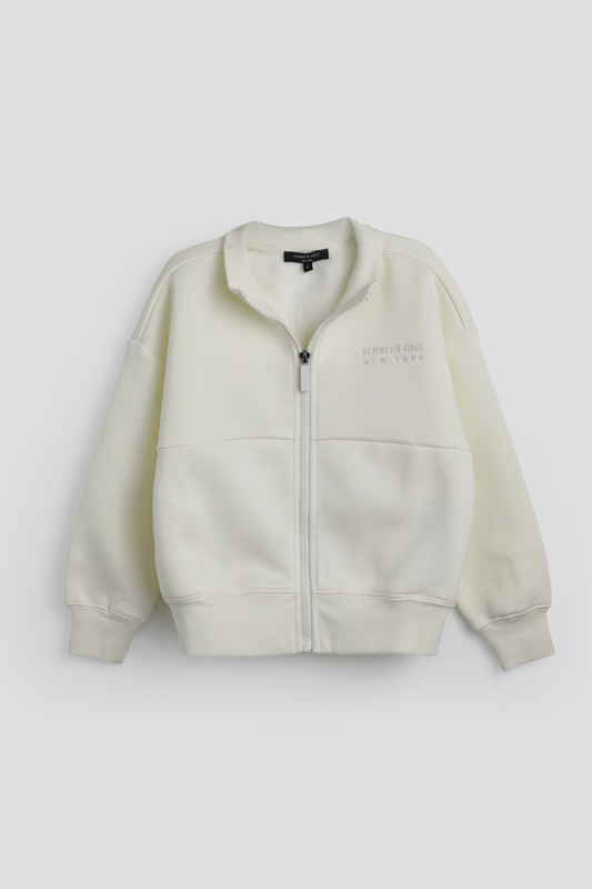 Cropped Zip-Up Hoodie
