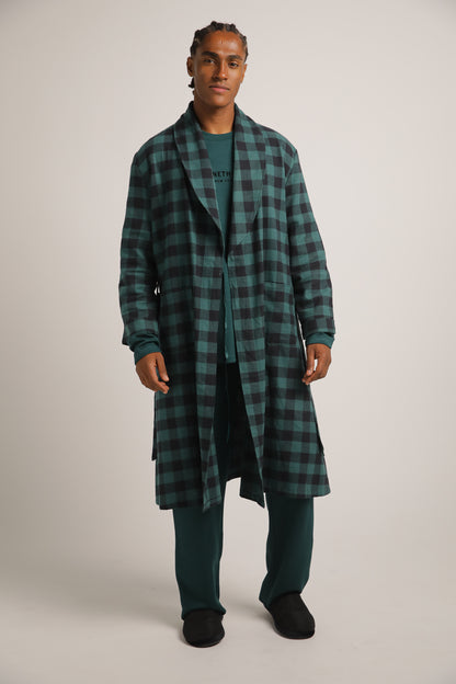Plaid Flannel Robe