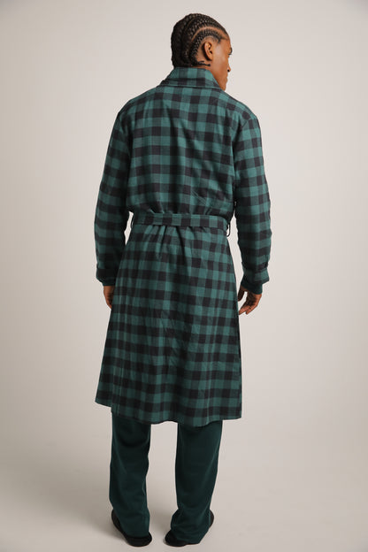Plaid Flannel Robe