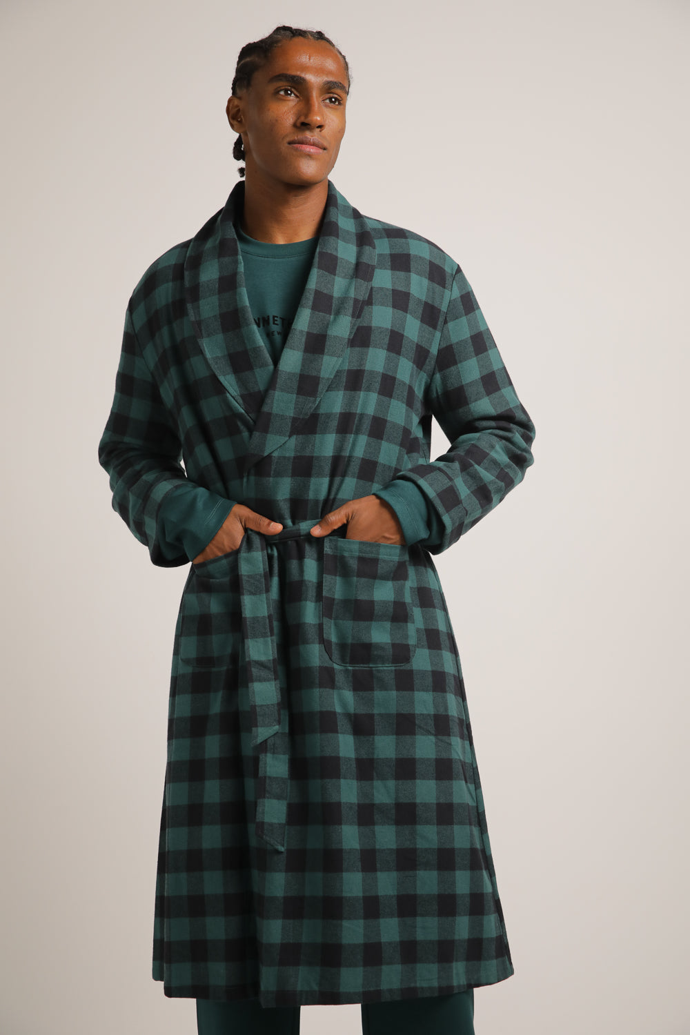 Plaid Flannel Robe