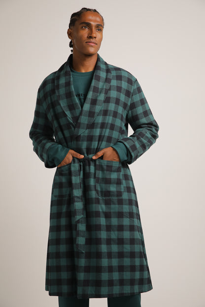 Plaid Flannel Robe