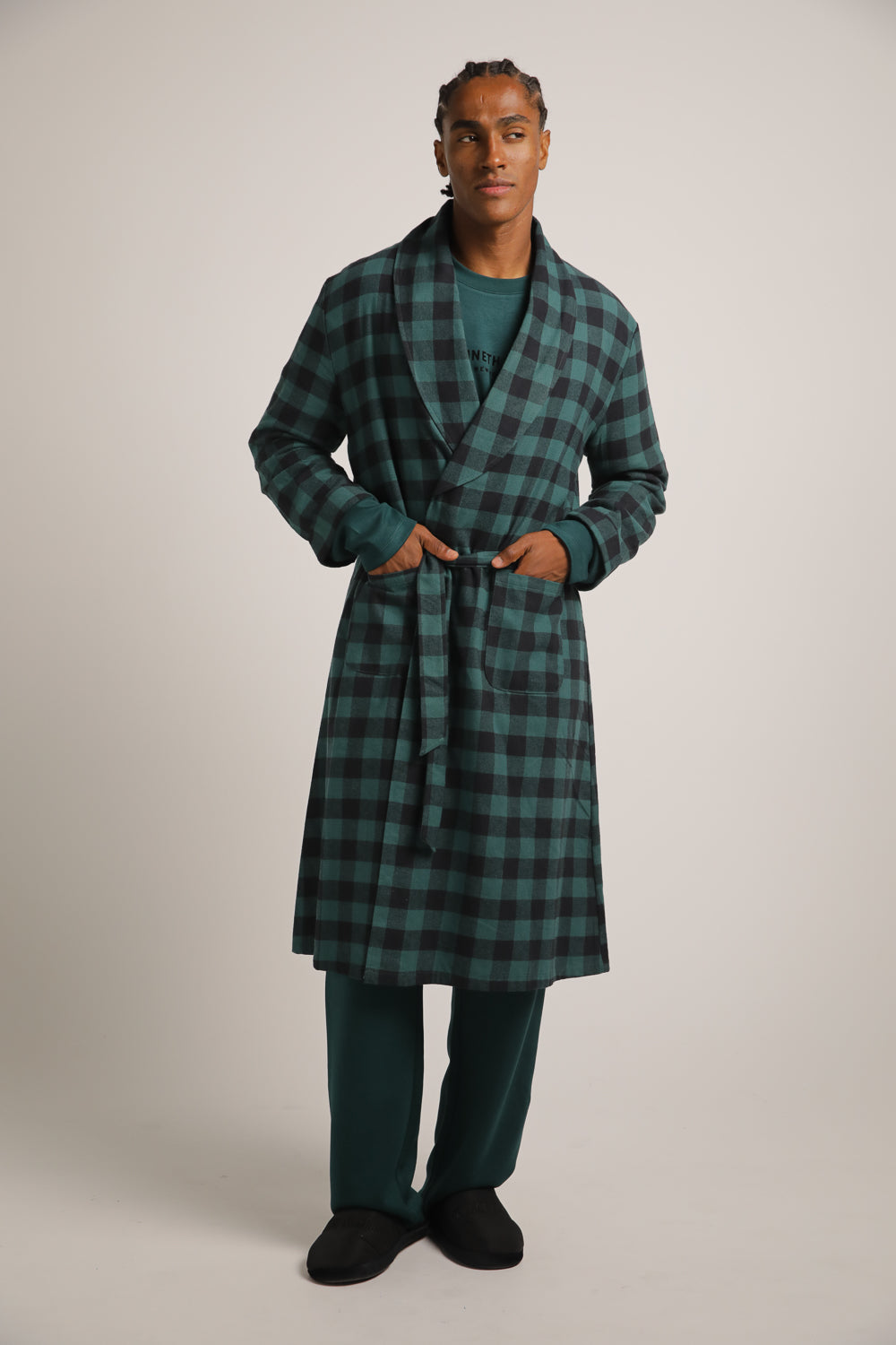 Plaid Flannel Robe