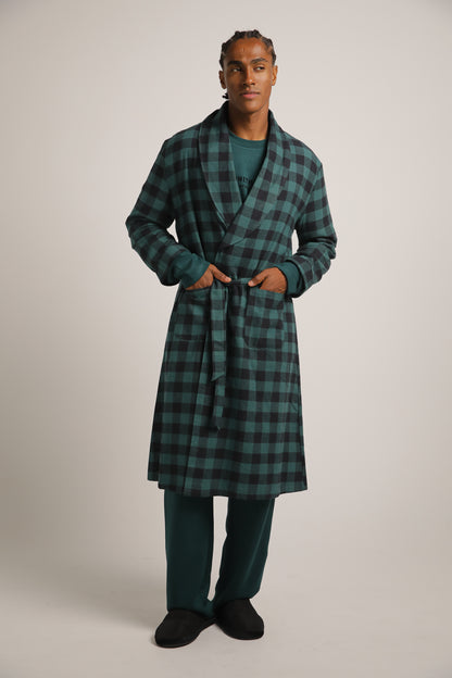 Plaid Flannel Robe