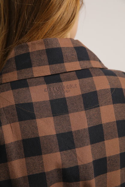 Plaid Robe
