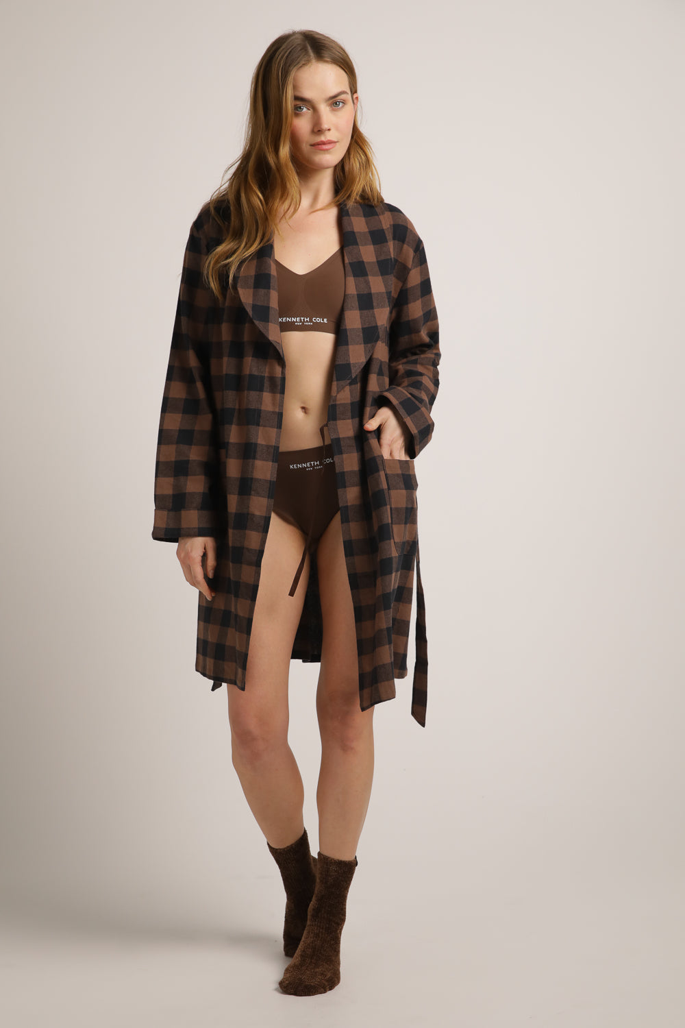 Plaid Robe