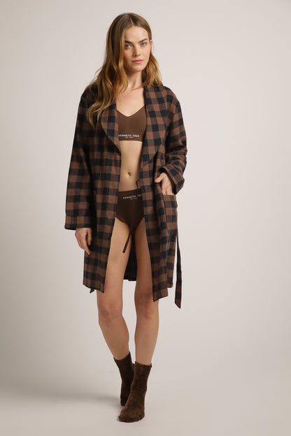 Plaid Robe