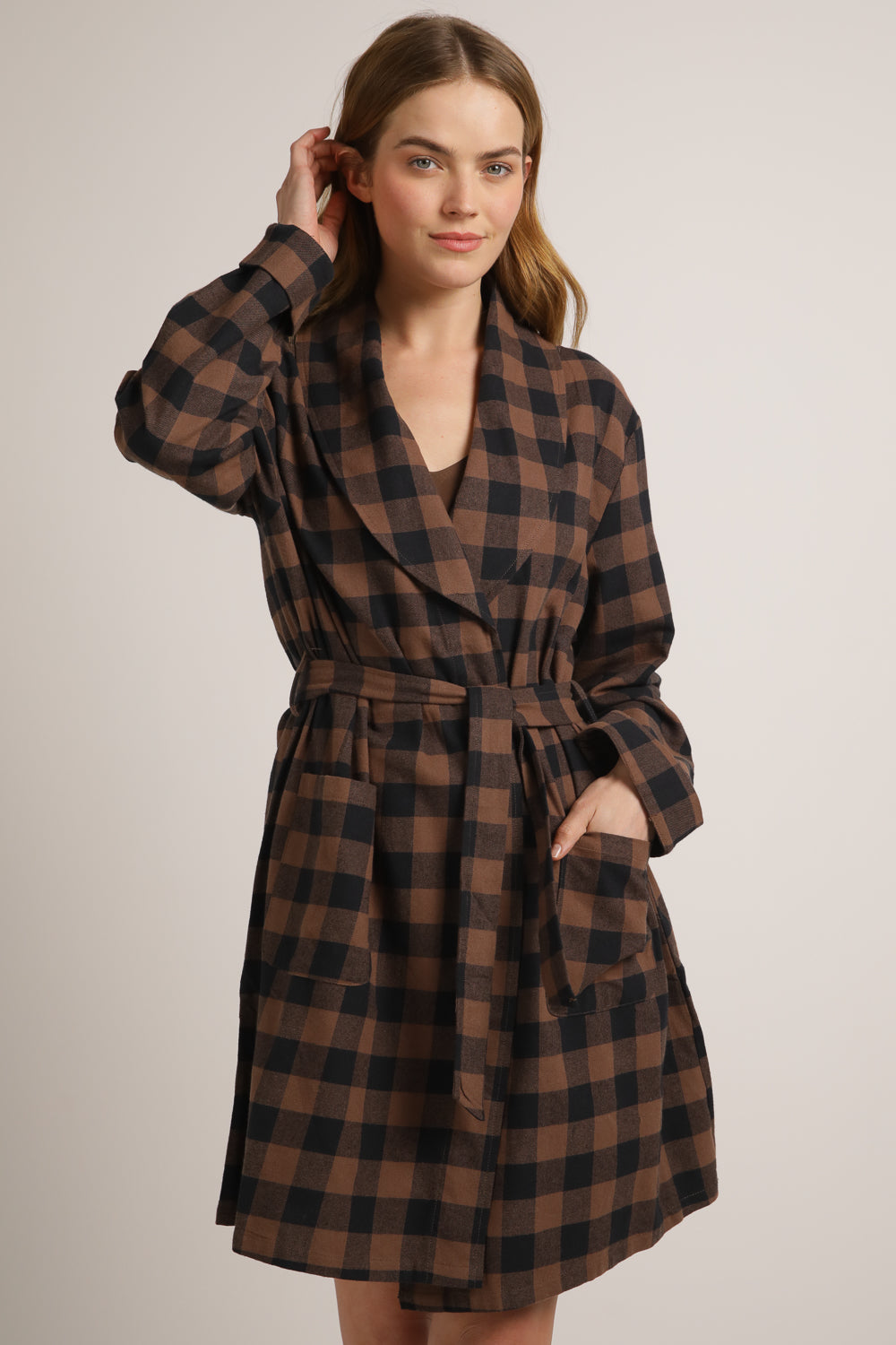 Plaid Robe