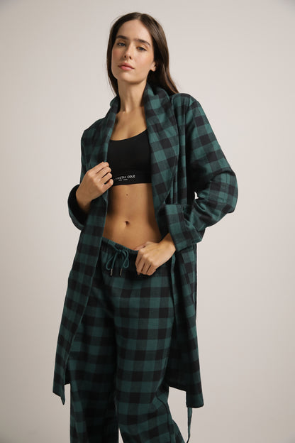 Plaid Robe