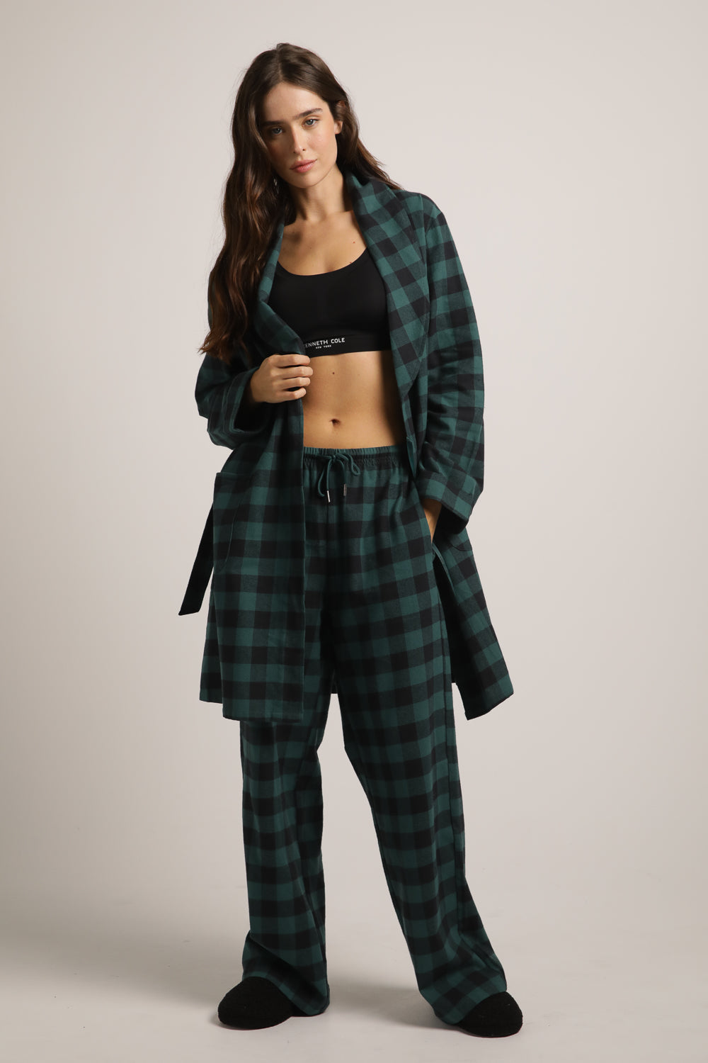 Plaid Robe