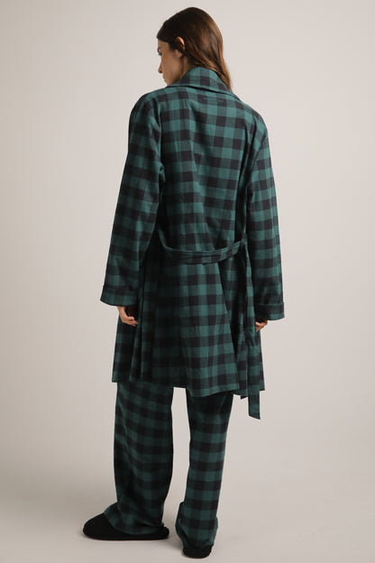 Plaid Robe