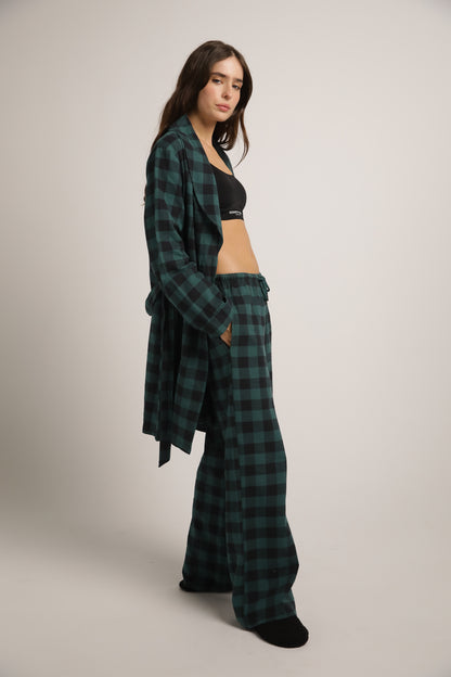 Plaid Robe