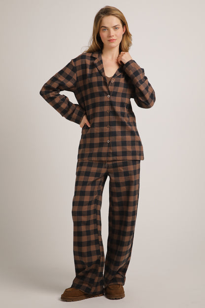 Plaid Pajama Set