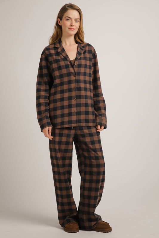 Plaid Pajama Set