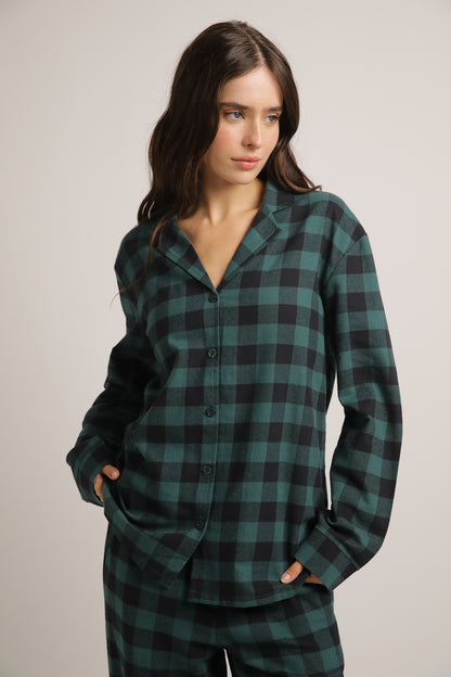 Plaid Pajama Set