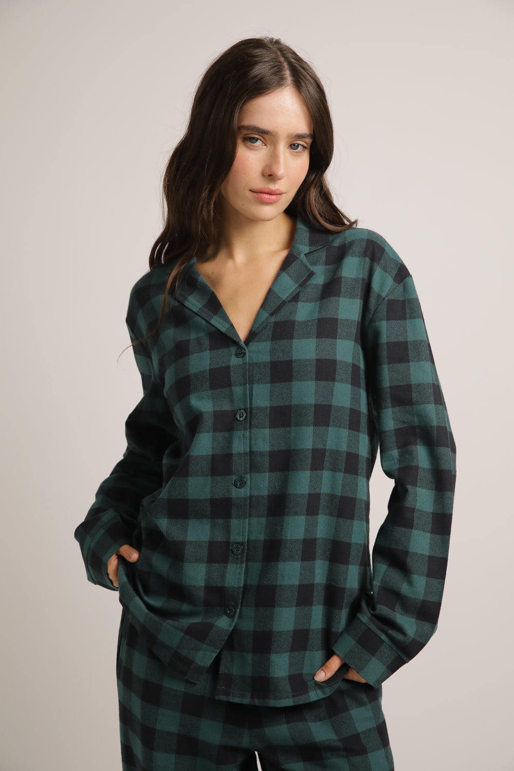 Plaid Pajama Set