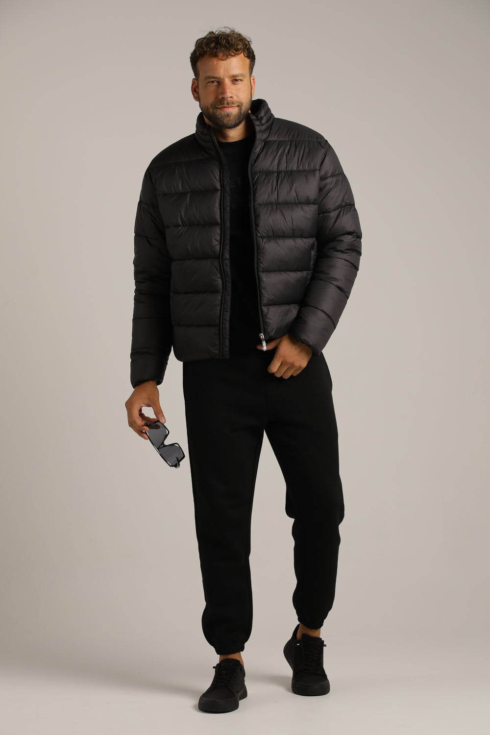 Puffer Coat In Cotton