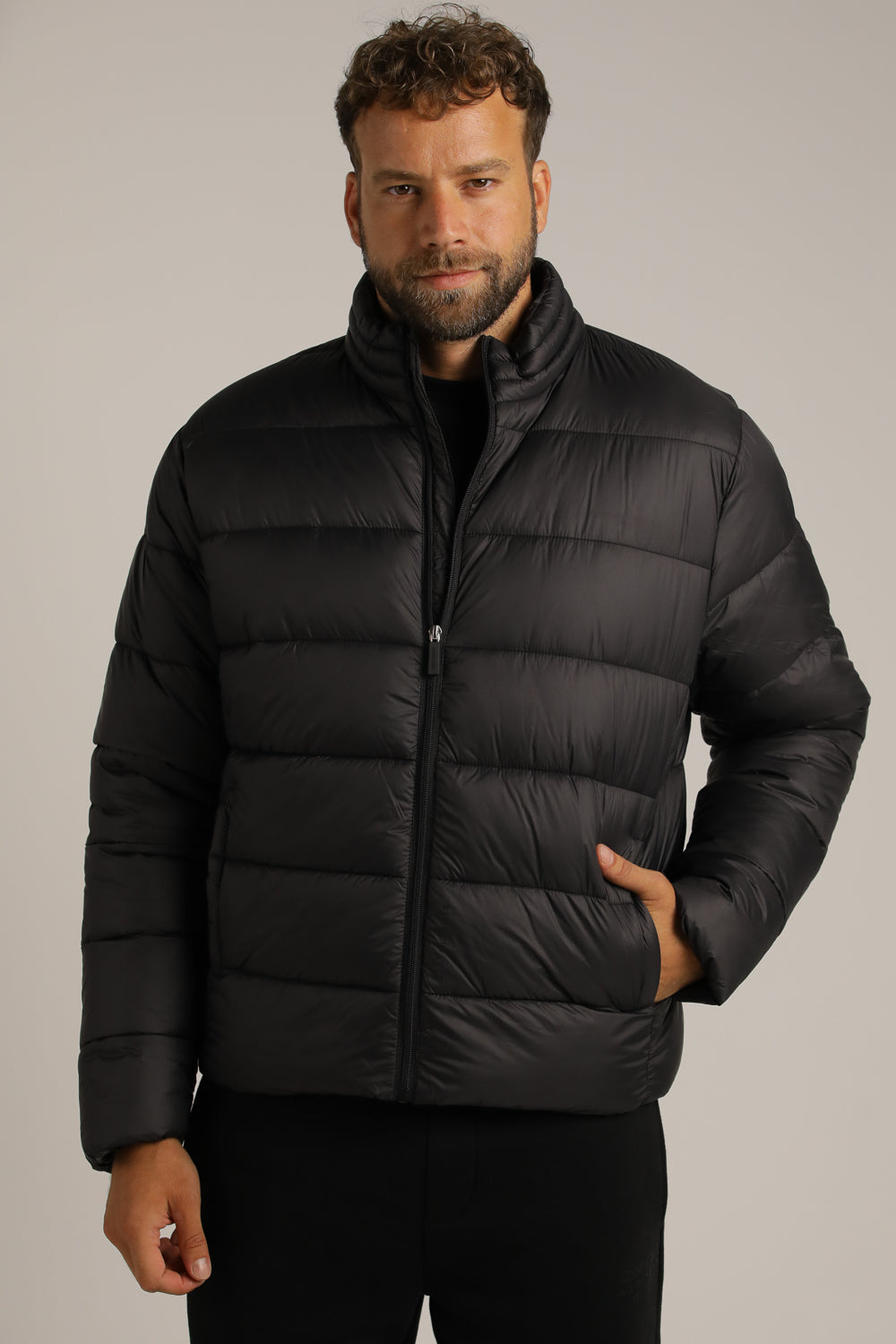 Puffer Coat In Cotton