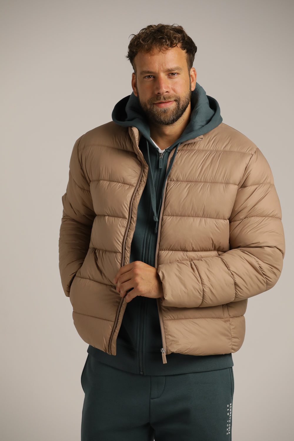 Puffer Coat In Cotton