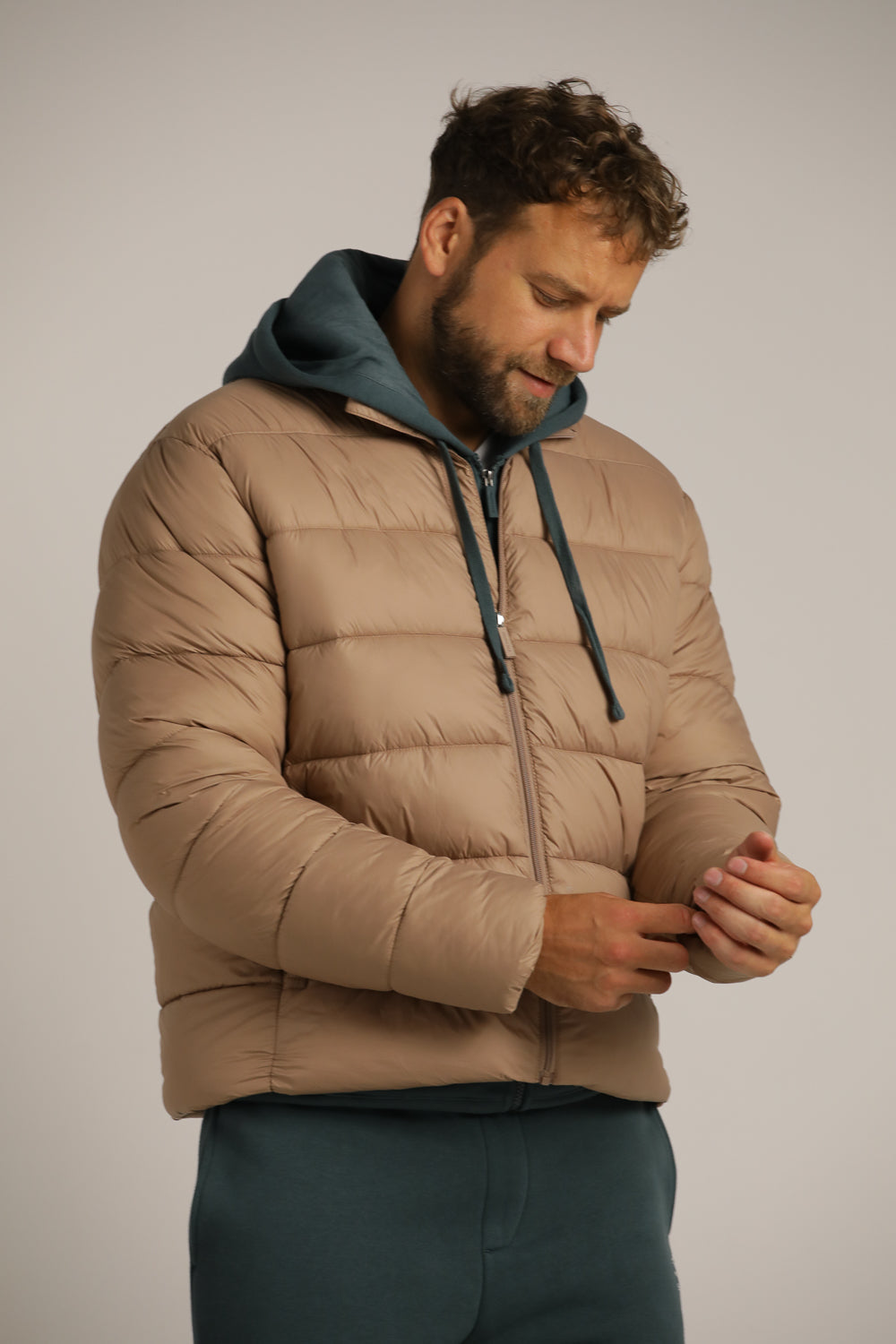 Puffer Coat In Cotton
