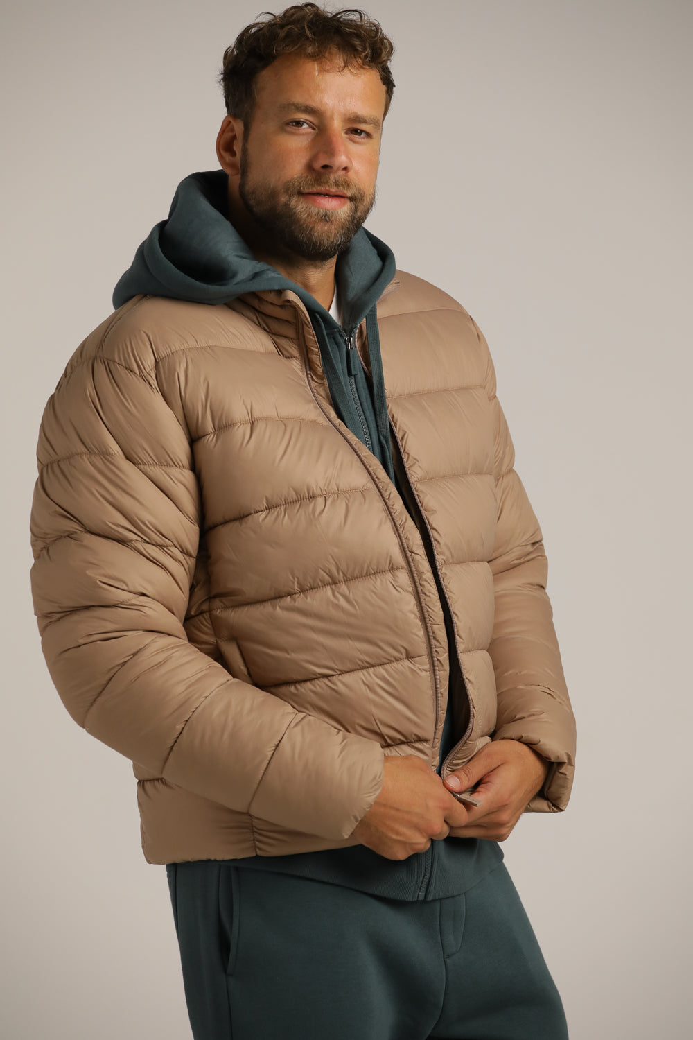 Puffer Coat In Cotton