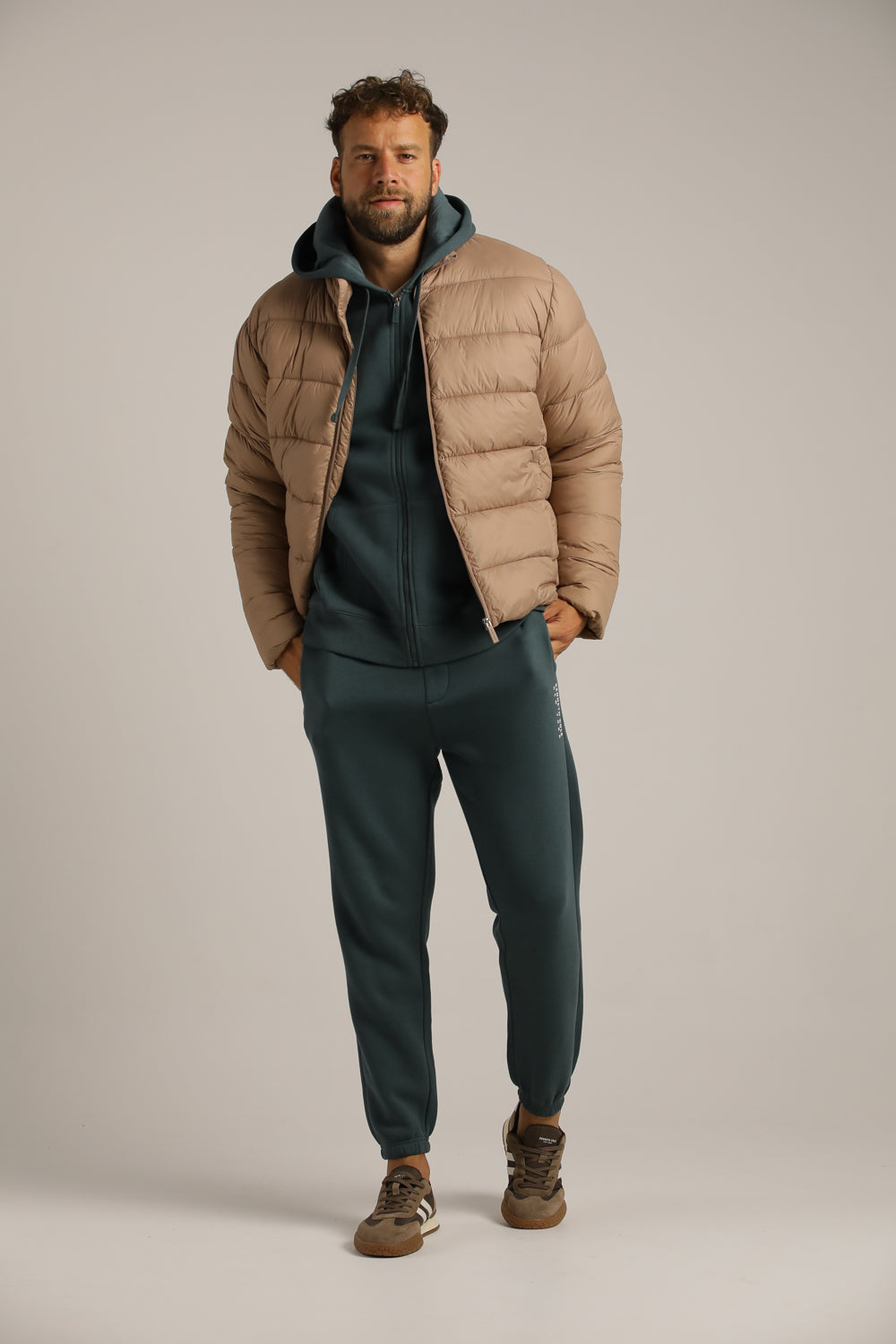 Puffer Coat In Cotton