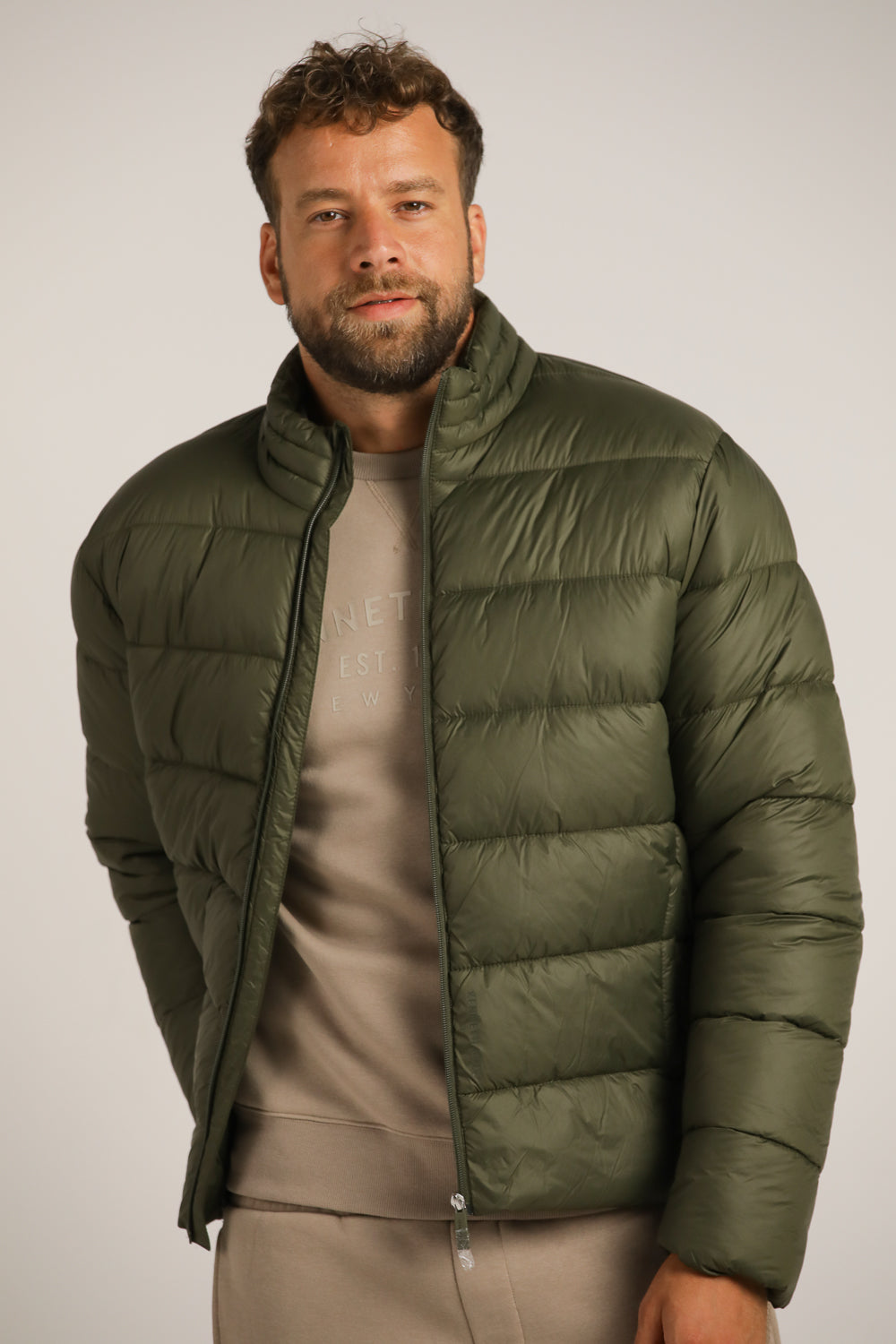 Puffer Coat In Cotton