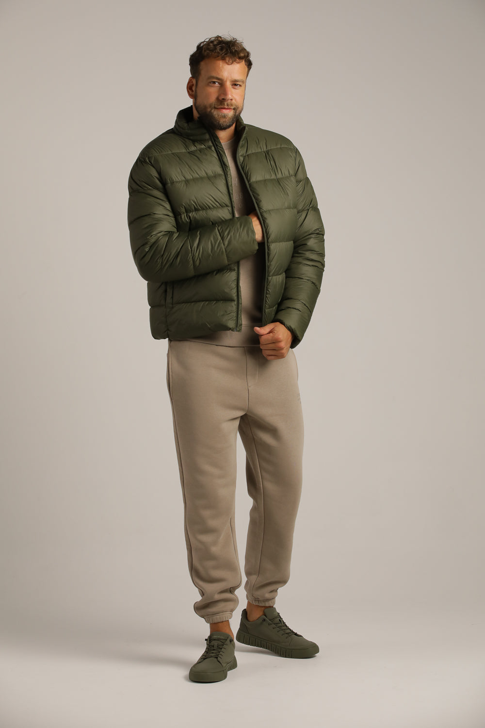 Puffer Coat In Cotton