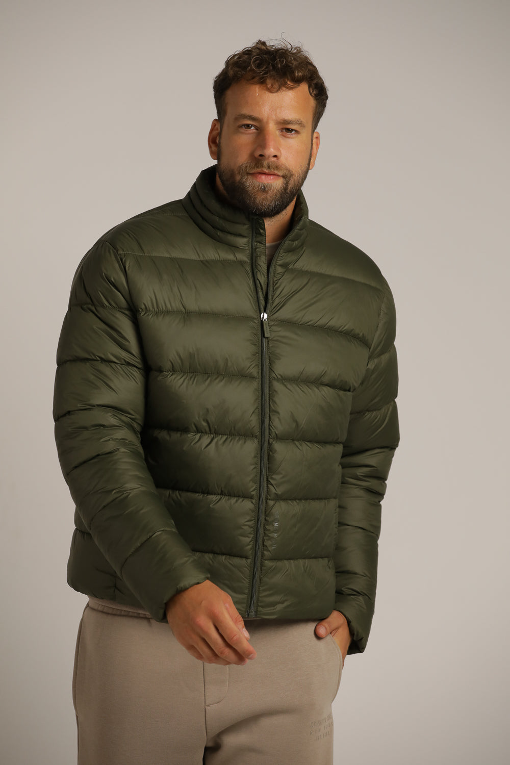 Puffer Coat In Cotton