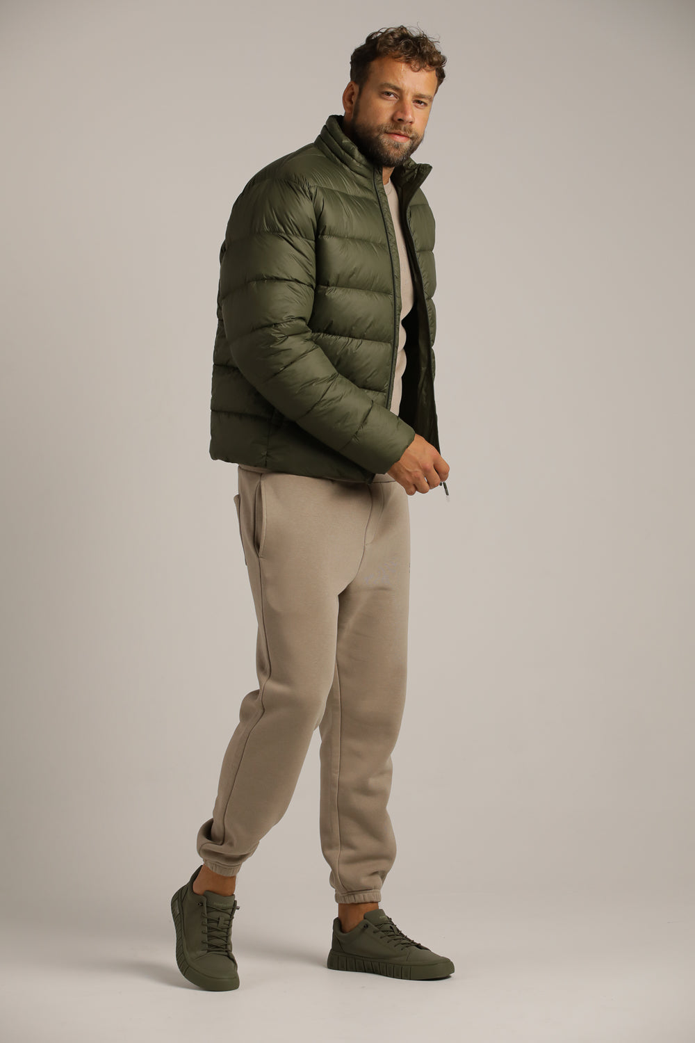 Puffer Coat In Cotton