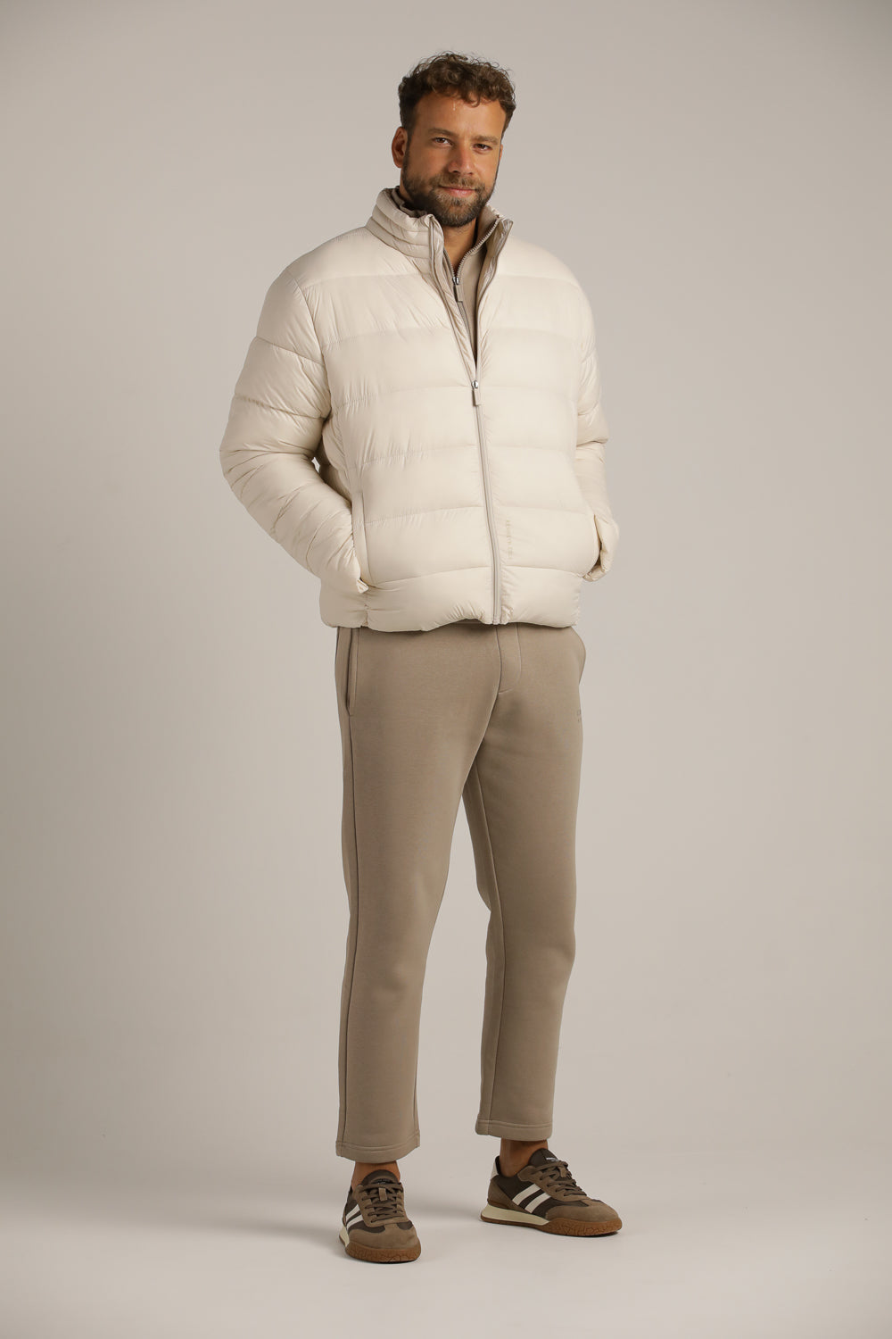 Puffer Coat In Cotton