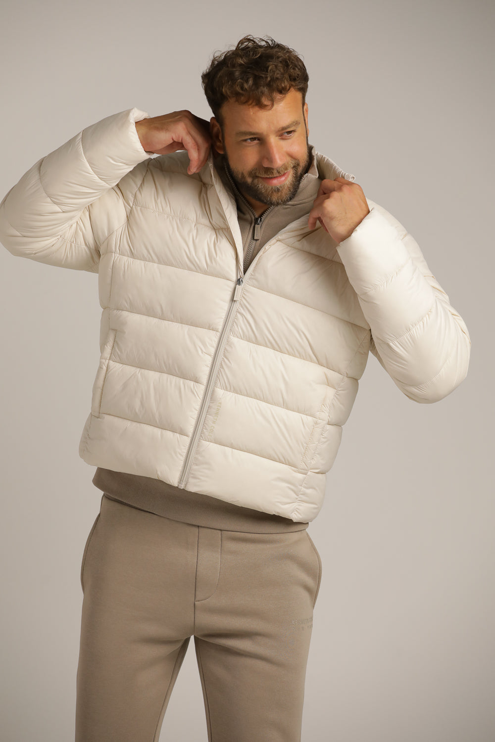 Puffer Coat In Cotton