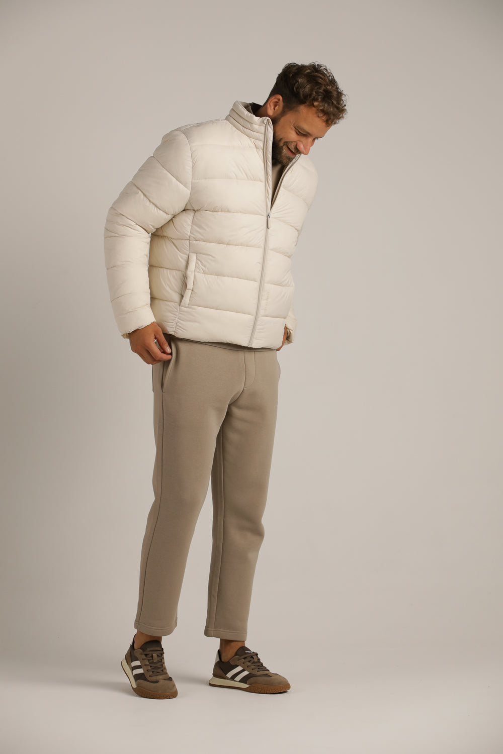 Puffer Coat In Cotton