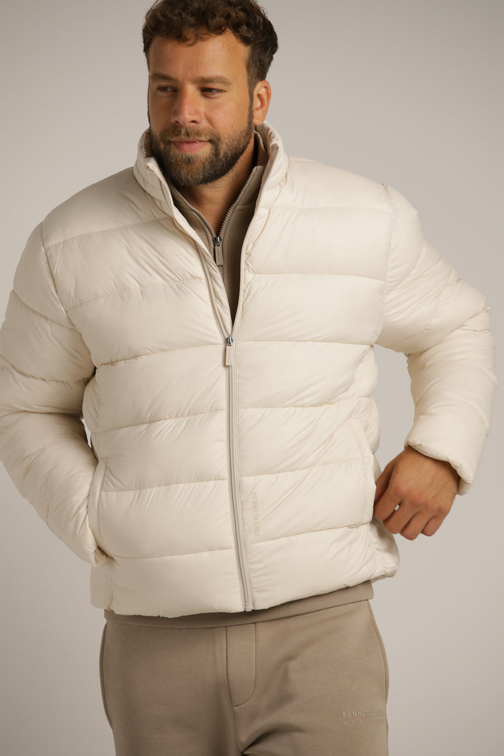 Puffer Coat In Cotton