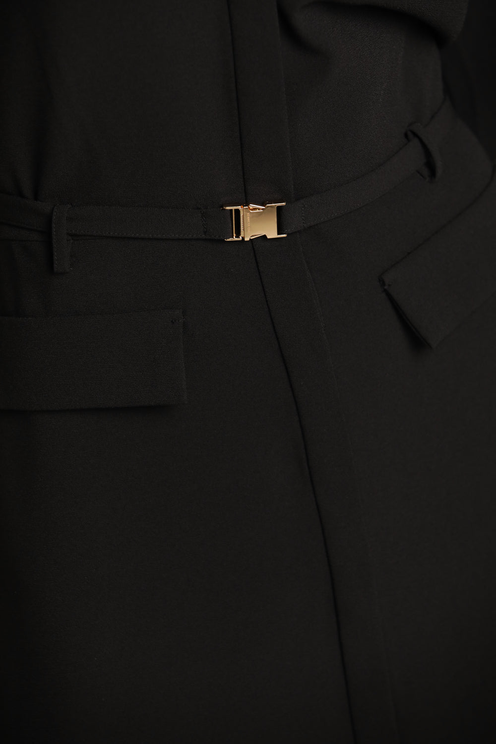 Tailored Dress With Belt
