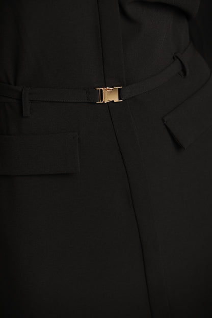 Tailored Dress With Belt