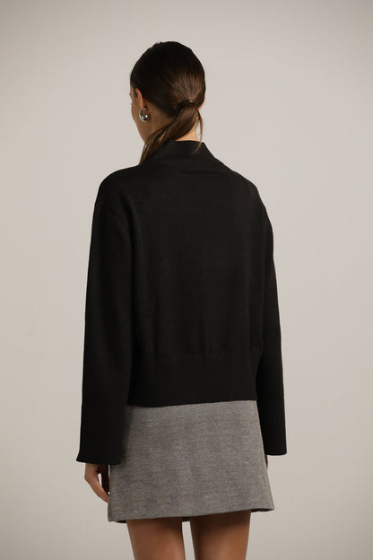 Long-Sleeve Turtleneck Knit