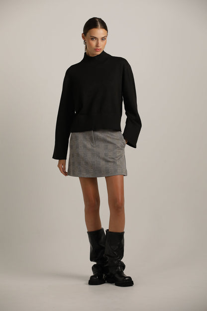 Long-Sleeve Turtleneck Knit