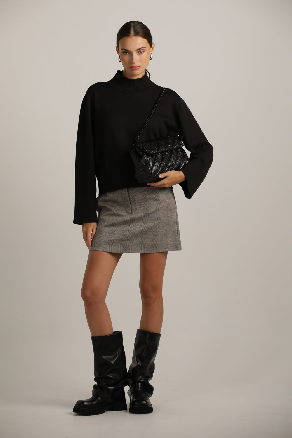 Long-Sleeve Turtleneck Knit
