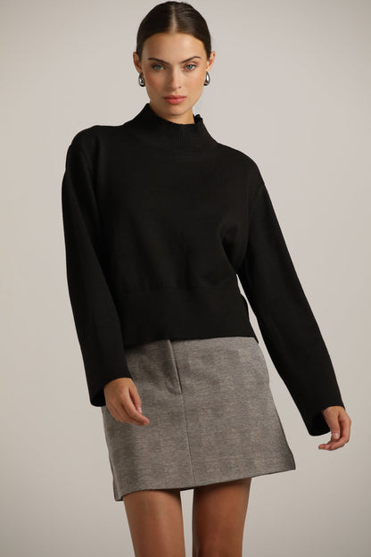 Long-Sleeve Turtleneck Knit