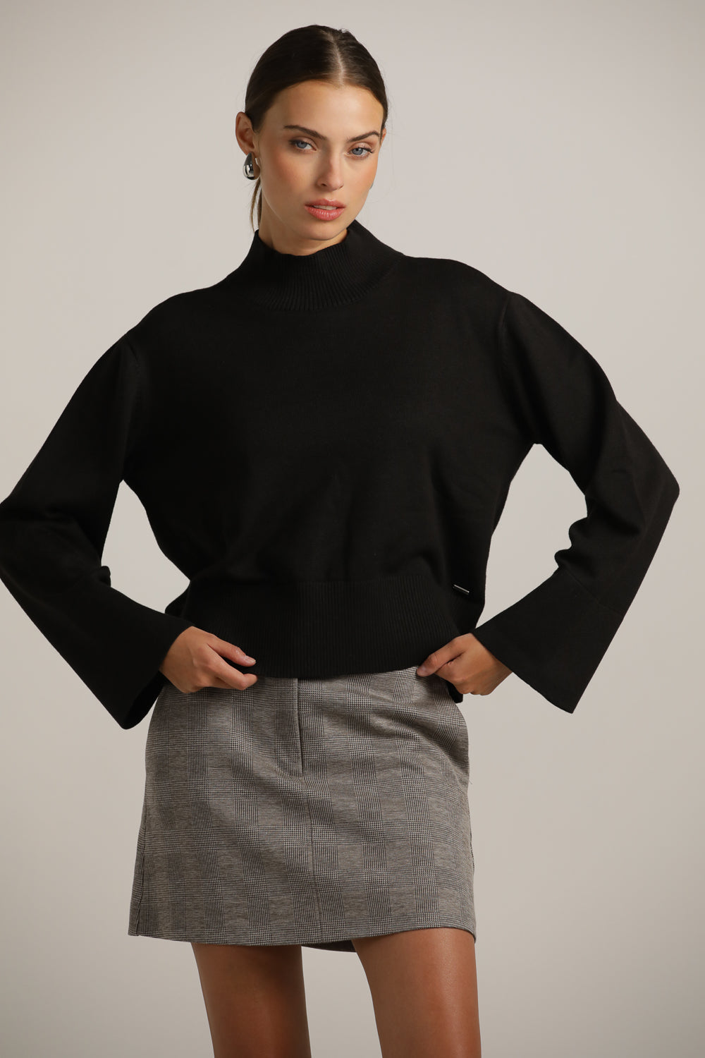 Long-Sleeve Turtleneck Knit