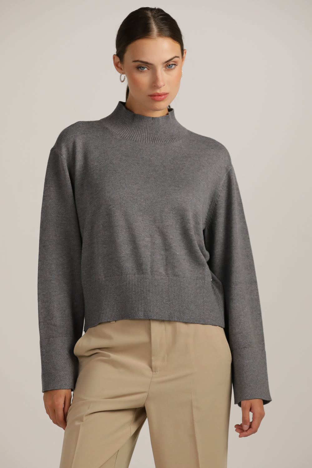 Long-Sleeve Turtleneck Knit