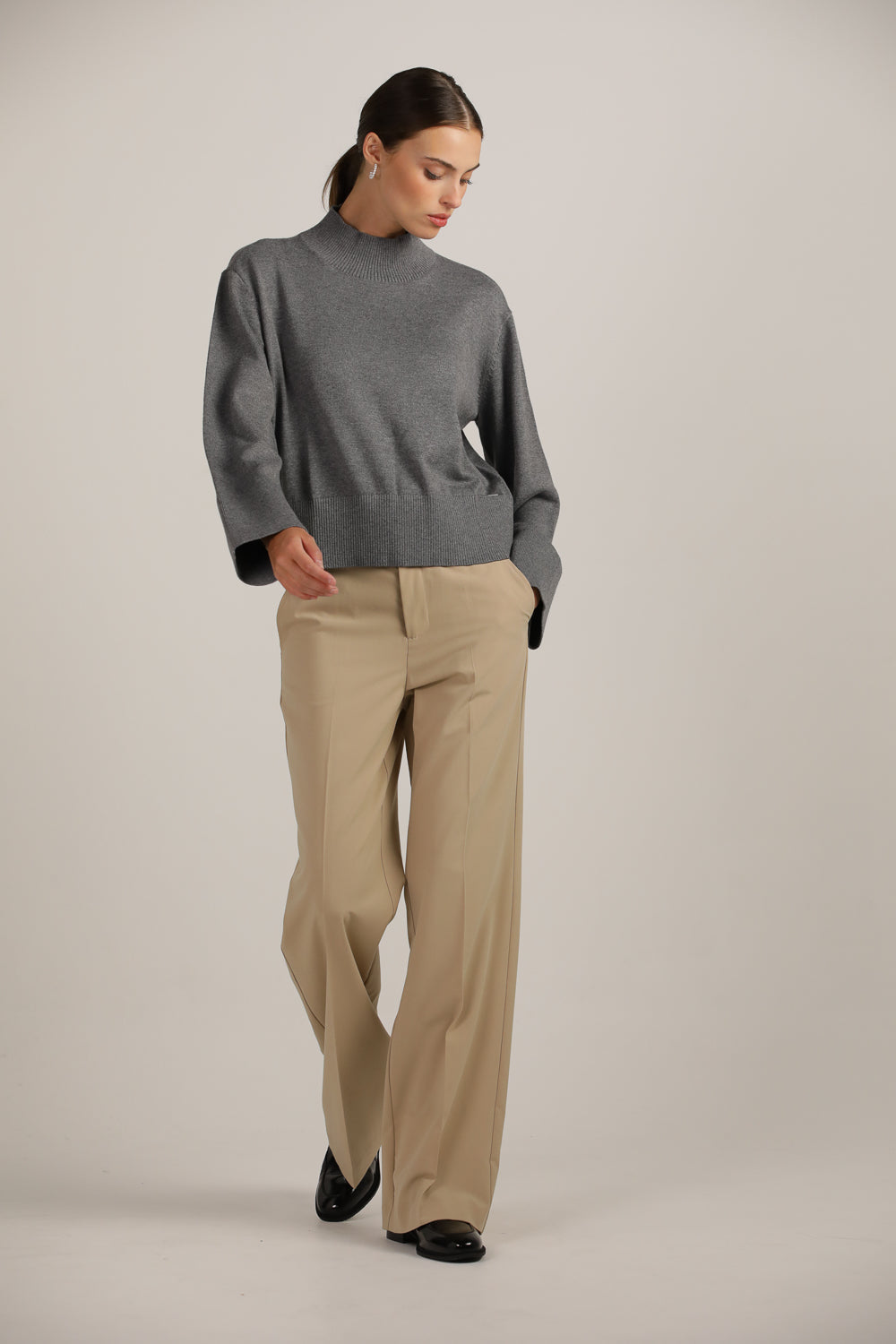 Long-Sleeve Turtleneck Knit