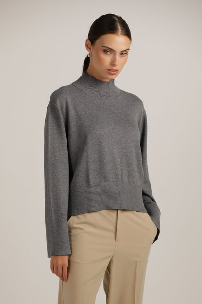 Long-Sleeve Turtleneck Knit