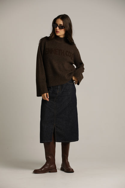 Thick Knitted Turtleneck