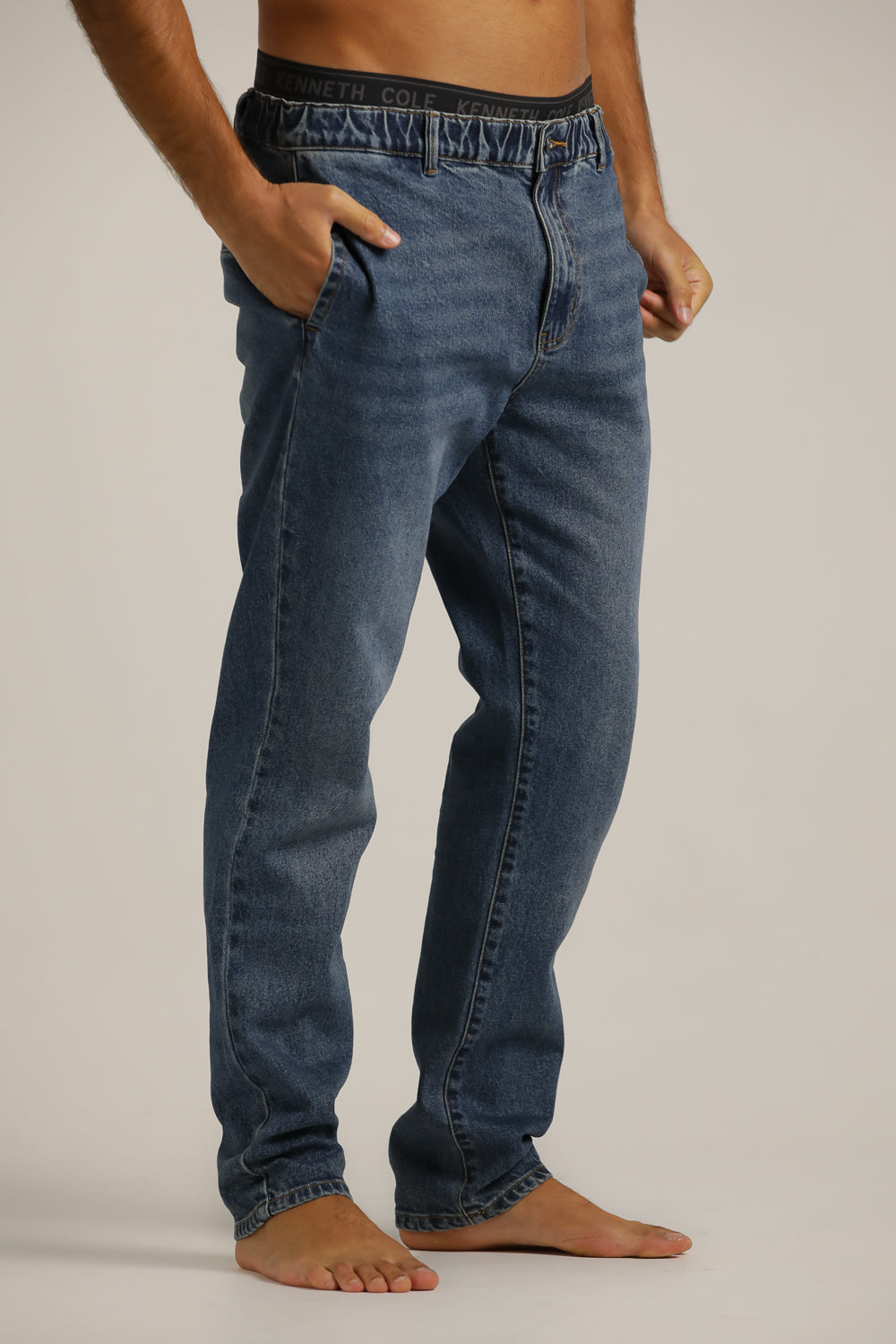 Washed Slim-Fit Jeans