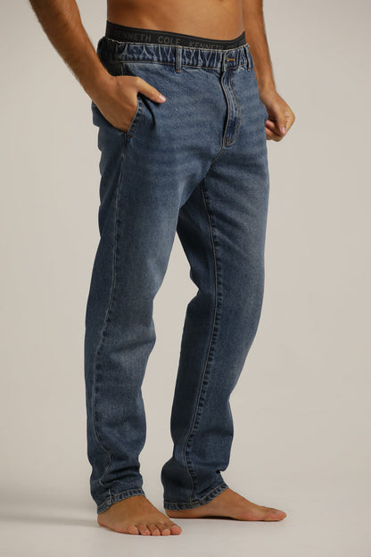 Washed Slim-Fit Jeans