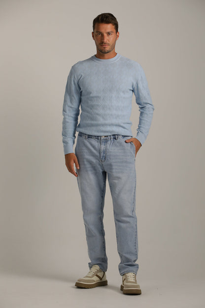 Washed Slim-Fit Jeans