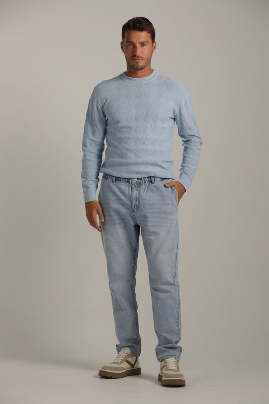 Washed Slim-Fit Jeans